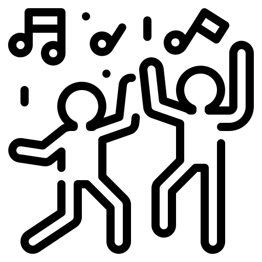 dessin groupe dansant